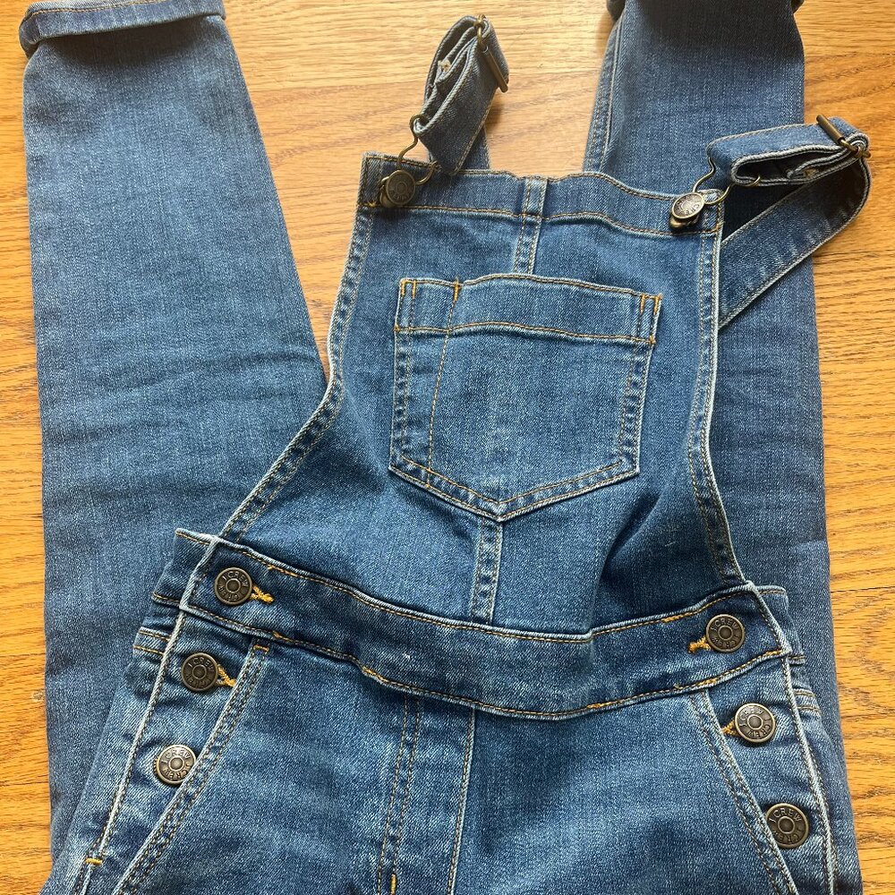 Crewcuts denim overalls size 7-8